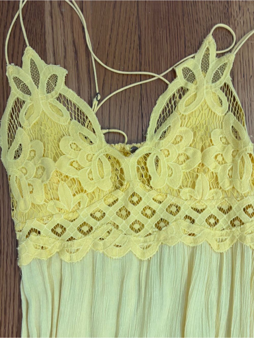 Free People Adella Slip Dress yellow, S - Picture 3 of 3